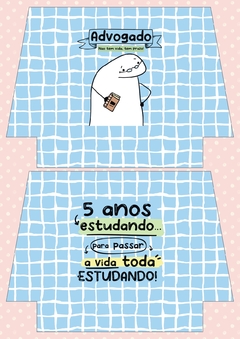 Recorte Sublimado - Flork Advogado Azul - comprar online