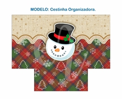 Recorte Sublimado Cestinha - Natal 04