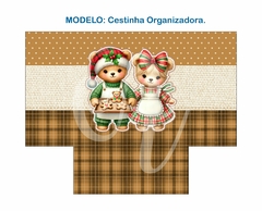 Recorte Sublimado Cestinha - Ursinho 17