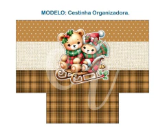 Recorte Sublimado Cestinha - Ursinho 23