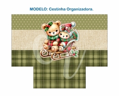 Recorte Sublimado Cestinha - Ursinho 24