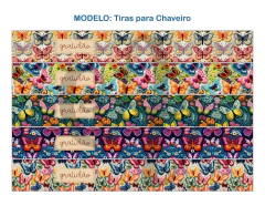 Recorte Sublimado Tiras para Chaveiro - 02 - comprar online