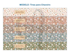 Recorte Sublimado Tiras para Chaveiro - 04 - comprar online