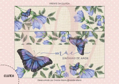 Recorte Clutch - Borboleta Azul