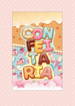 Recorte Sublimado - Profissões Confeitaria
