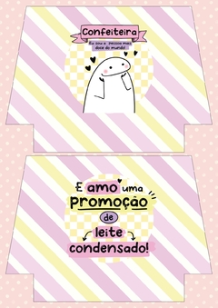 Recorte Sublimado - Flork Confeiteira Rosa