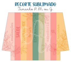 Recorte Sublimado P, M ou G - Desejos 01