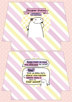 Recorte Sublimado - Flork Designer Rosa