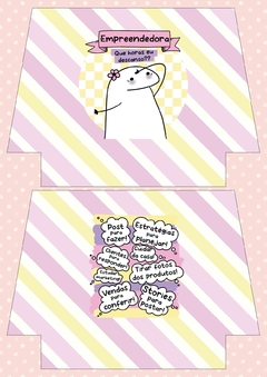 Recorte Sublimado - Flork Empreendedora Rosa