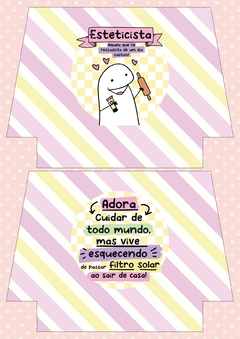 Recorte Sublimado - Flork Esteticista Rosa