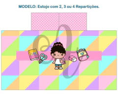 Recorte Sublimado Estojo com 2, 3 ou 4 Repartições - 14 na internet