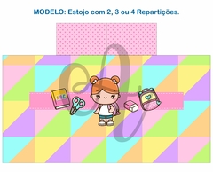 Recorte Sublimado Estojo com 2, 3 ou 4 Repartições - 15 na internet