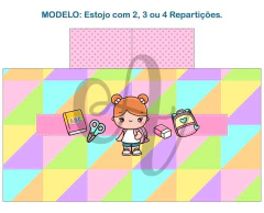 Recorte Sublimado Estojo com 2, 3 ou 4 Repartições - 15 na internet