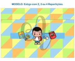 Recorte Sublimado Estojo com 2, 3 ou 4 Repartições - 19 - comprar online