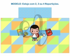 Recorte Sublimado Estojo com 2, 3 ou 4 Repartições - 19 na internet