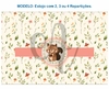 Recorte Sublimado Estojo com 2, 3 ou 4 Repartições - 34 - comprar online