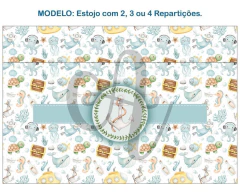 Recorte Sublimado Estojo com 2, 3 ou 4 Repartições - 42 - comprar online