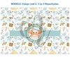 Recorte Sublimado Estojo com 2, 3 ou 4 Repartições - 43 - comprar online