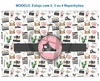 Recorte Sublimado Estojo com 2, 3 ou 4 Repartições - 51 - comprar online
