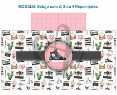 Recorte Sublimado Estojo com 2, 3 ou 4 Repartições - 51 na internet