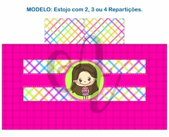Recorte Sublimado Estojo com 2, 3 ou 4 Repartições - 73 na internet