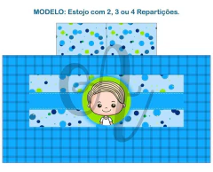 Recorte Sublimado Estojo com 2, 3 ou 4 Repartições - 79 na internet