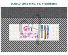 Recorte Sublimado Estojo com 2, 3 ou 4 Repartições - 82 - comprar online