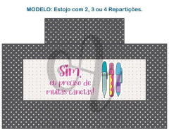 Recorte Sublimado Estojo com 2, 3 ou 4 Repartições - 82 na internet