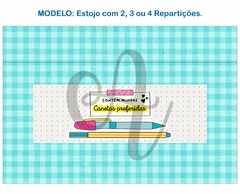 Recorte Sublimado Estojo com 2, 3 ou 4 Repartições - 83 - comprar online