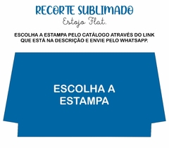Recorte Sublimado Estojo Flat