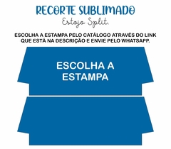 Recorte Sublimado Estojo Split