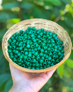 50 miçangas - Verde Escuro