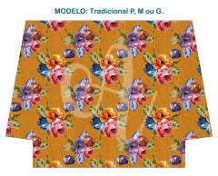 Recorte Sublimado P, M ou G - Floral 127 - comprar online