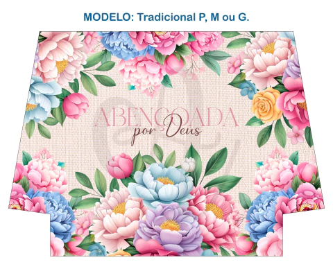 Recorte Sublimado P, M ou G - Florescer 02 - comprar online