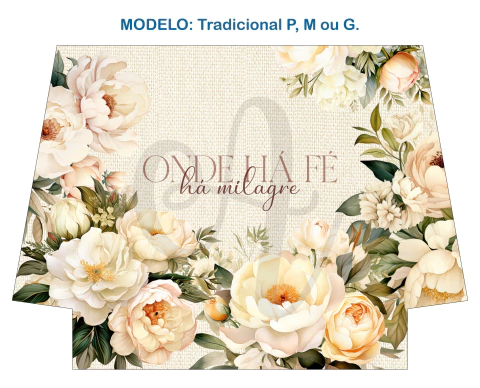 Recorte Sublimado P, M ou G - Florescer 09 - comprar online