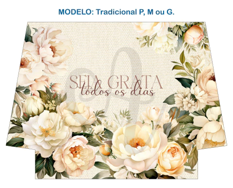 Recorte Sublimado P, M ou G - Florescer 10 - comprar online