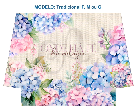 Recorte Sublimado P, M ou G - Florescer 14 - comprar online