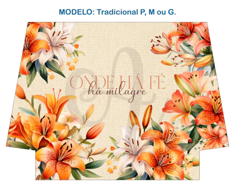 Recorte Sublimado P, M ou G - Florescer 19 - comprar online