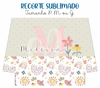 Recorte Sublimado P, M ou G - Florzinha 01