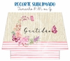 Recorte Sublimado P, M ou G - Gratidão 02