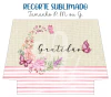 Recorte Sublimado P, M ou G - Gratidão 02