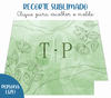 Recorte Sublimado - Iniciais 02