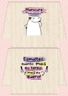 Recorte Sublimado - Flork Manicure Palha