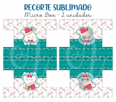 Recorte Sublimado Micro Box - Natal Infantil 02