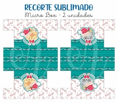 Recorte Sublimado Micro Box - Natal Infantil 03