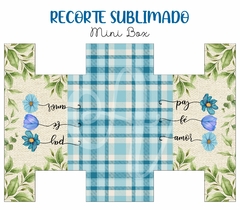 Recorte Sublimado Mini Box - Três Palavras 04