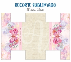 Recorte Sublimado Mini Box - Borboleta 03