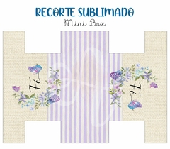 Recorte Sublimado Mini Box - Fé 03