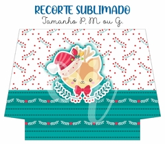 Recorte Sublimado P, M ou G - Natal Infantil 01