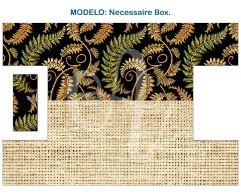 Recorte Sublimado Box - Verão Palha 33